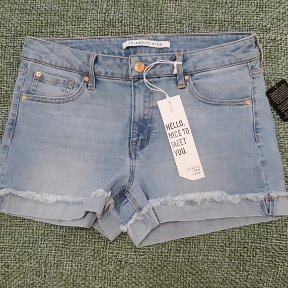 Celebrity Pink Denim Shorts 